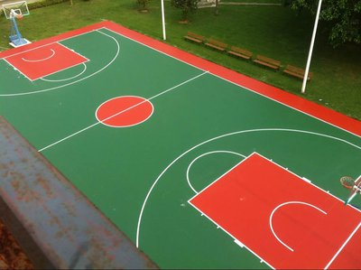 硅PU籃球場